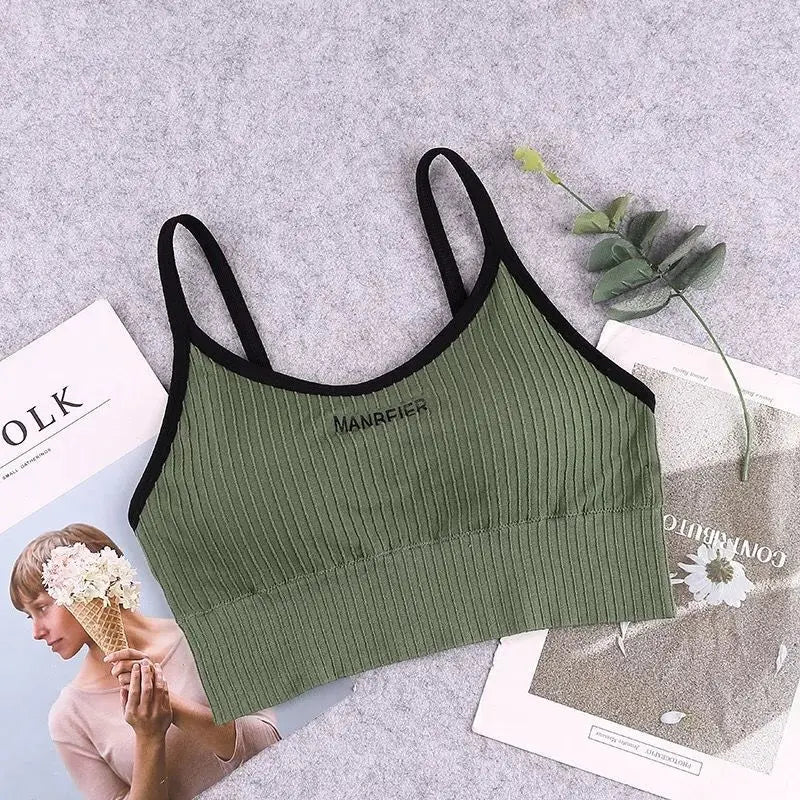Top Deportivo Sports Bra Mujer – Soporte Real + Algodón Suave 💜