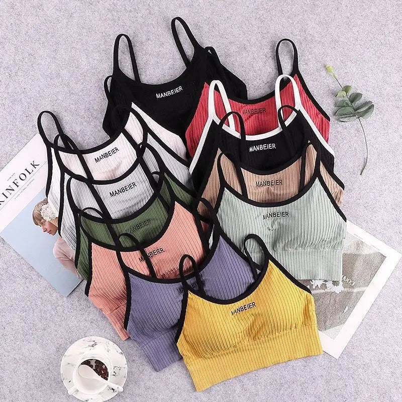Top Deportivo Sports Bra Mujer – Soporte Real + Algodón Suave 💜