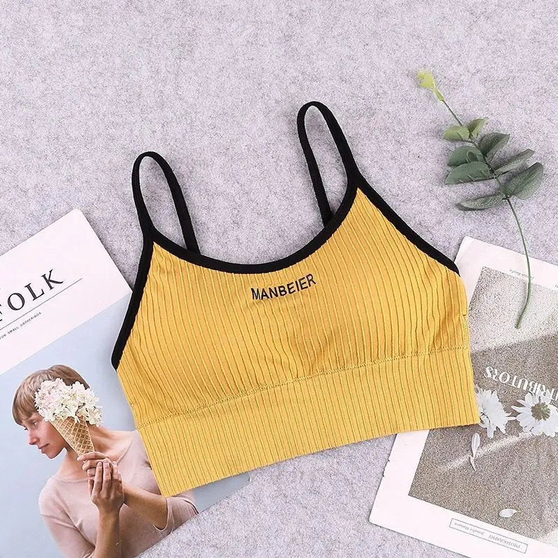 Top Deportivo Sports Bra Mujer – Soporte Real + Algodón Suave 💜