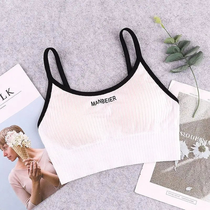 Top Deportivo Sports Bra Mujer – Soporte Real + Algodón Suave 💜