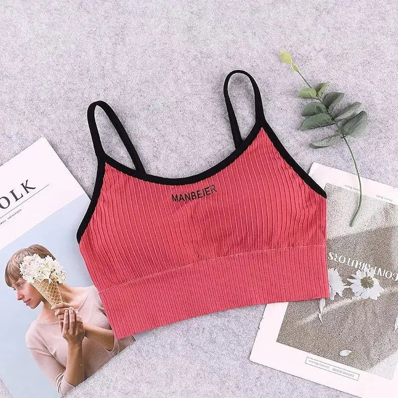 Top Deportivo Sports Bra Mujer – Soporte Real + Algodón Suave 💜