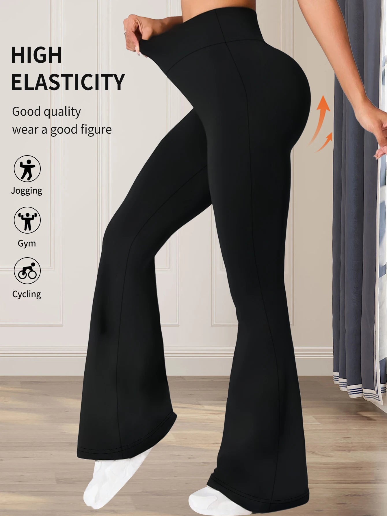 Legging Acampanado Cintura Alta – Estiliza y alarga tu figura ✨