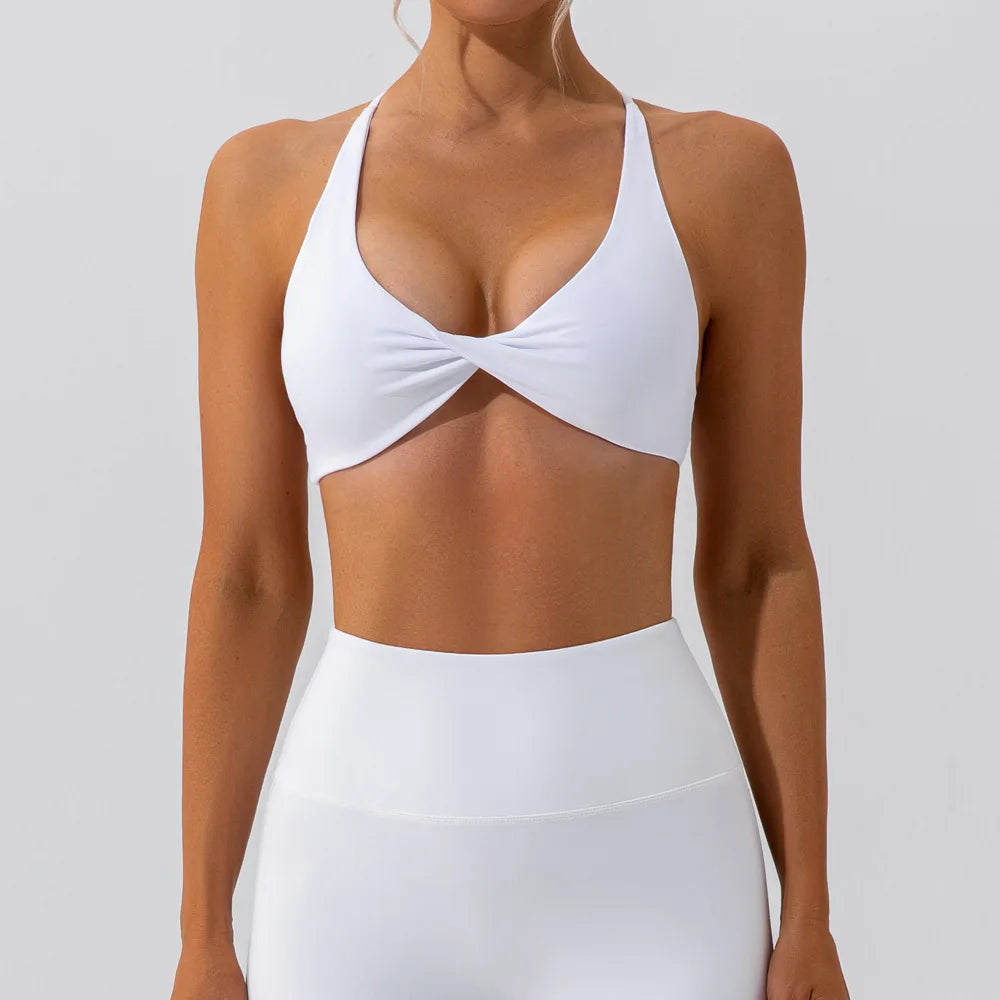 Top Deportivo Espalda Cruzada Mujer – Yoga, Gym y Más 🔥