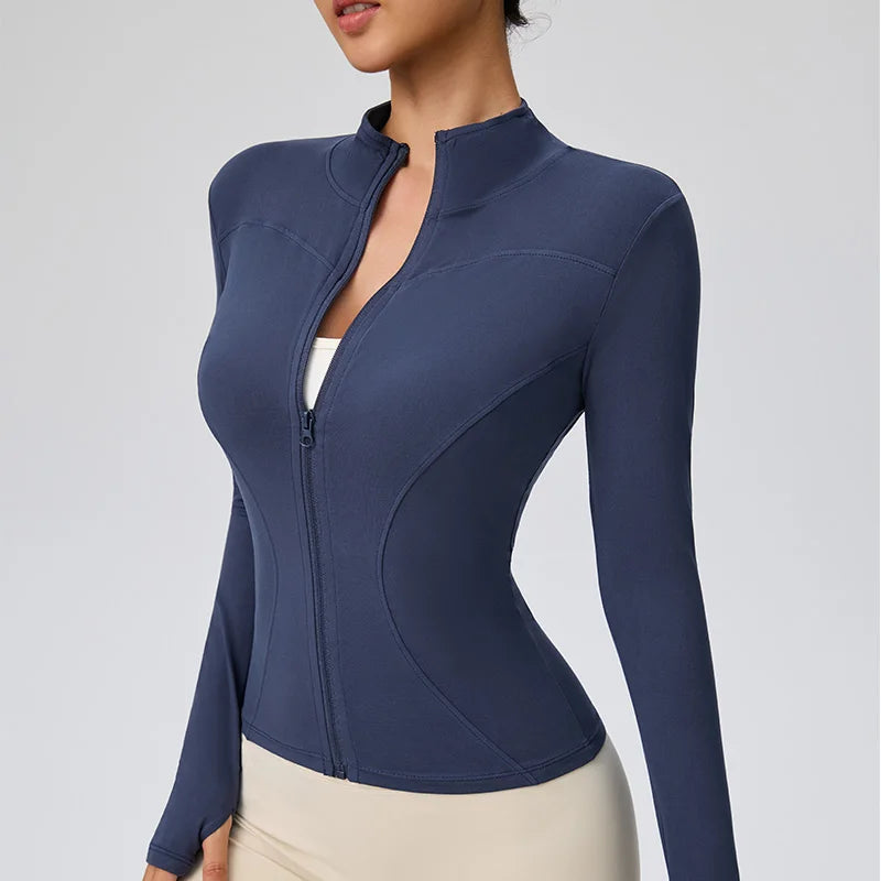 Chaqueta Fit Active Mujer – Secado Rápido + Estilo Real 🏃‍♀️
