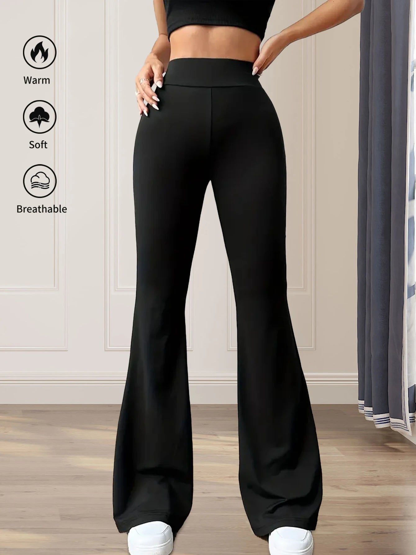 Legging Acampanado Cintura Alta – Estiliza y alarga tu figura ✨