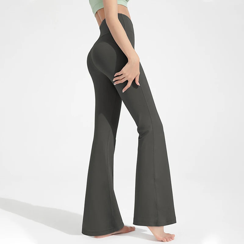Pantalón Acampanado Cintura Alta Mujer – Estiliza y Marca Tendencia ✨