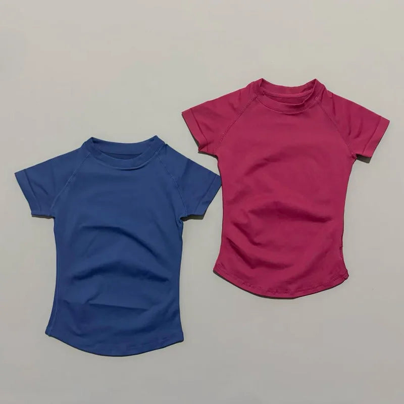 Camiseta Deportiva Mujer – Sin Costuras, Suave y de Secado Rápido ⚡