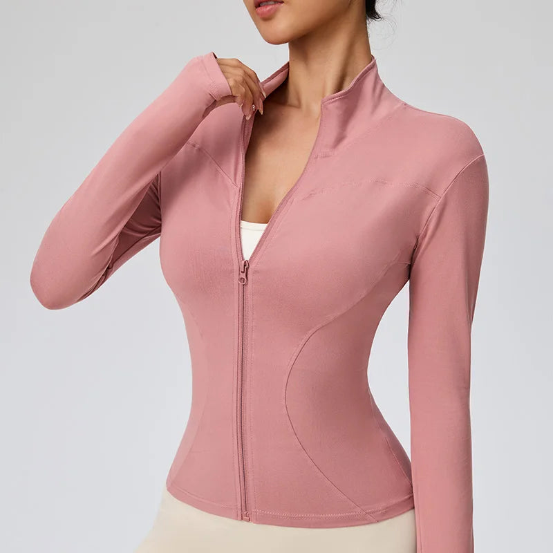 Chaqueta Fit Active Mujer – Secado Rápido + Estilo Real 🏃‍♀️