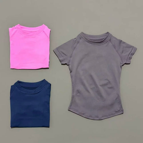 Camiseta Deportiva Mujer – Sin Costuras, Suave y de Secado Rápido ⚡