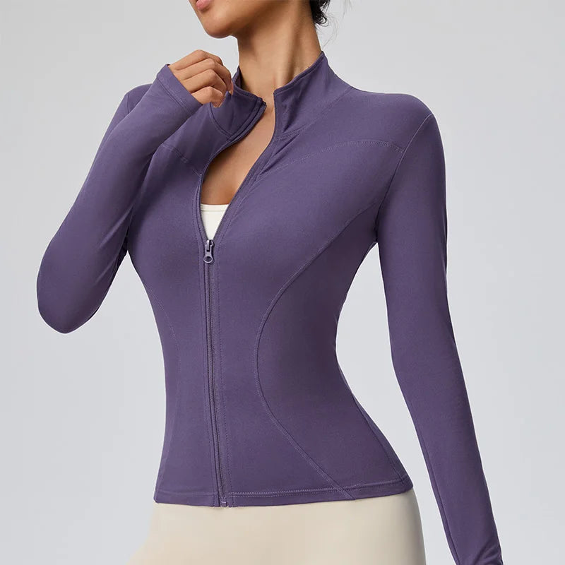 Chaqueta Fit Active Mujer – Secado Rápido + Estilo Real 🏃‍♀️