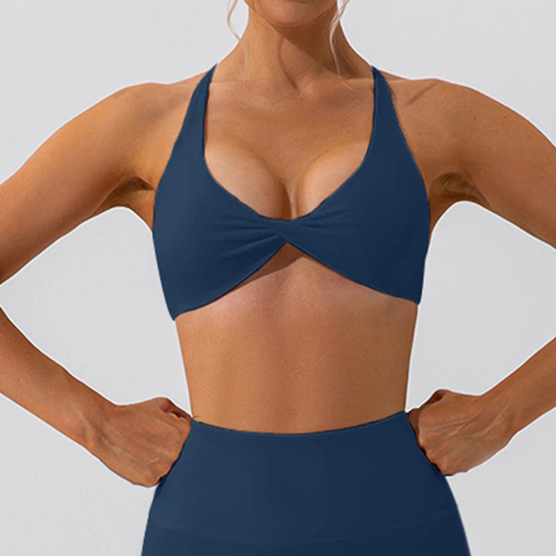 Top Deportivo Espalda Cruzada Mujer – Yoga, Gym y Más 🔥