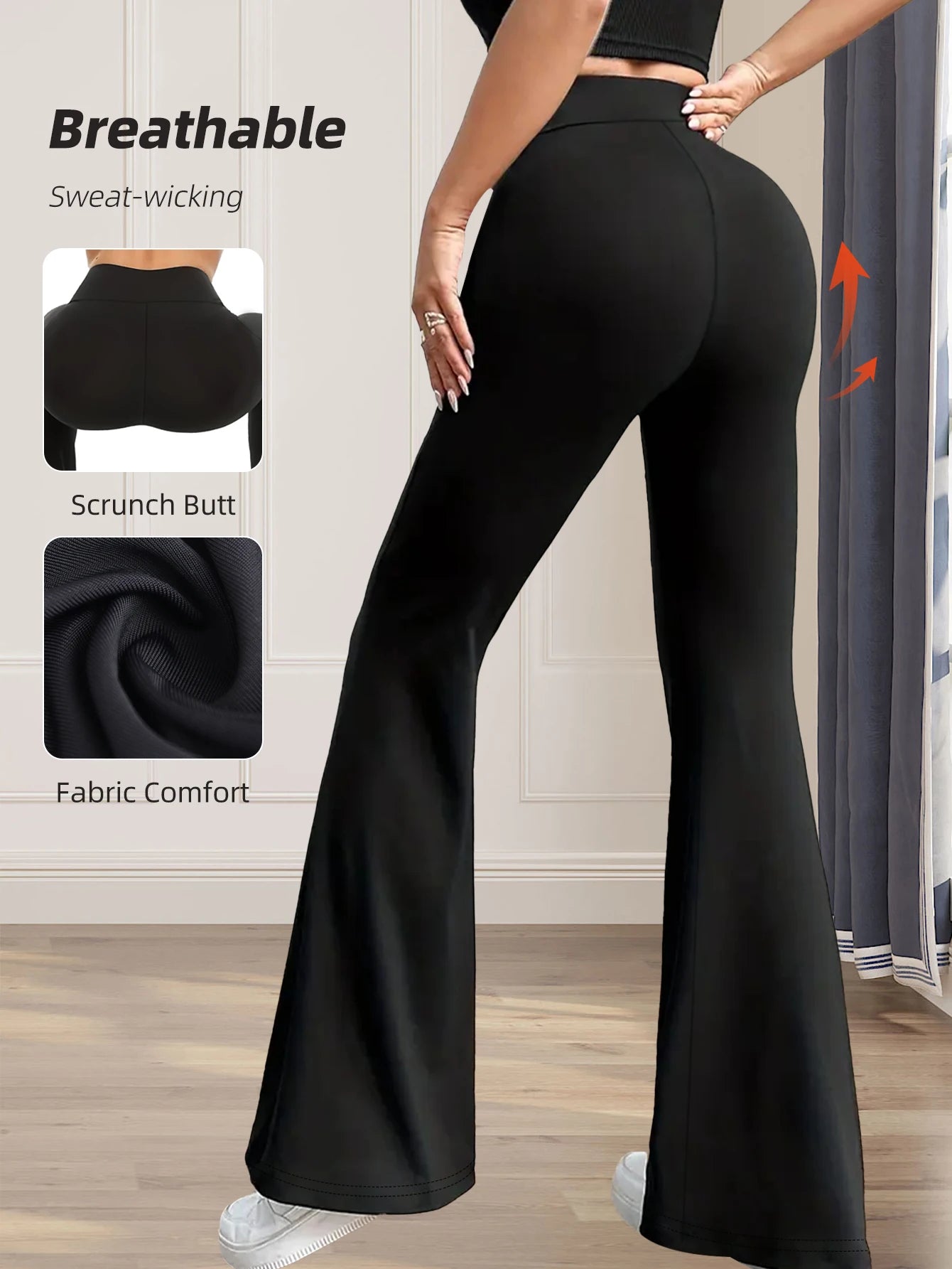 Legging Acampanado Cintura Alta – Estiliza y alarga tu figura ✨