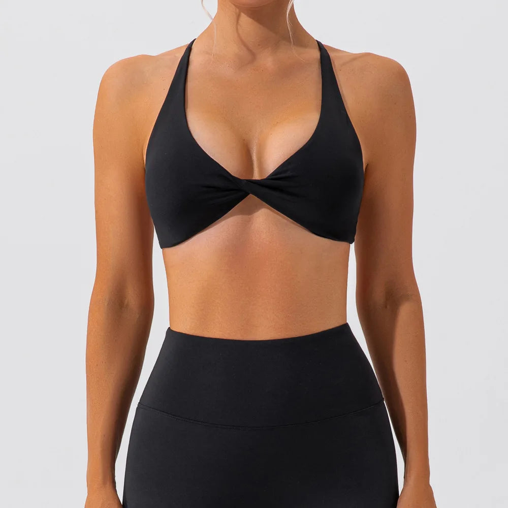 Top Deportivo Espalda Cruzada Mujer – Yoga, Gym y Más 🔥
