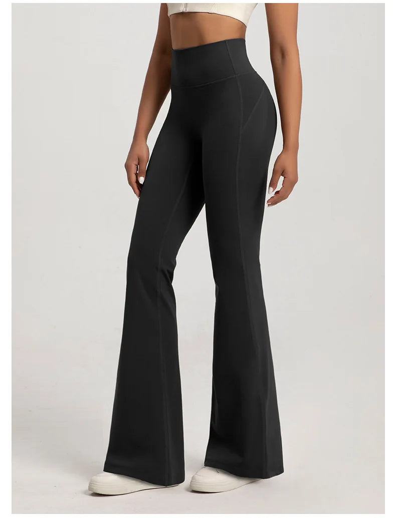 Pantalón Acampanado Cintura Alta Mujer – Estiliza y Marca Tendencia ✨
