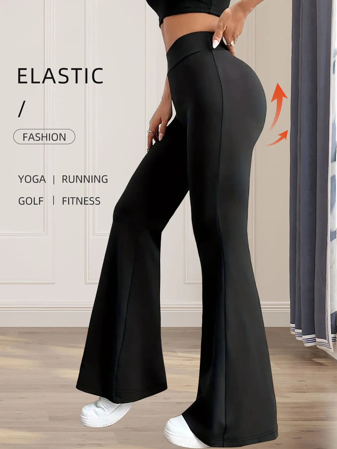 Legging Acampanado Cintura Alta – Estiliza y alarga tu figura ✨